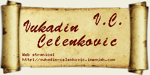 Vukadin Čelenković vizit kartica